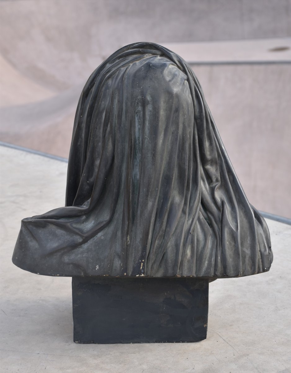 étienne-jules Ramey (paris, 1796 - 1852), Bust Of Veiled Figure (1822)-photo-7