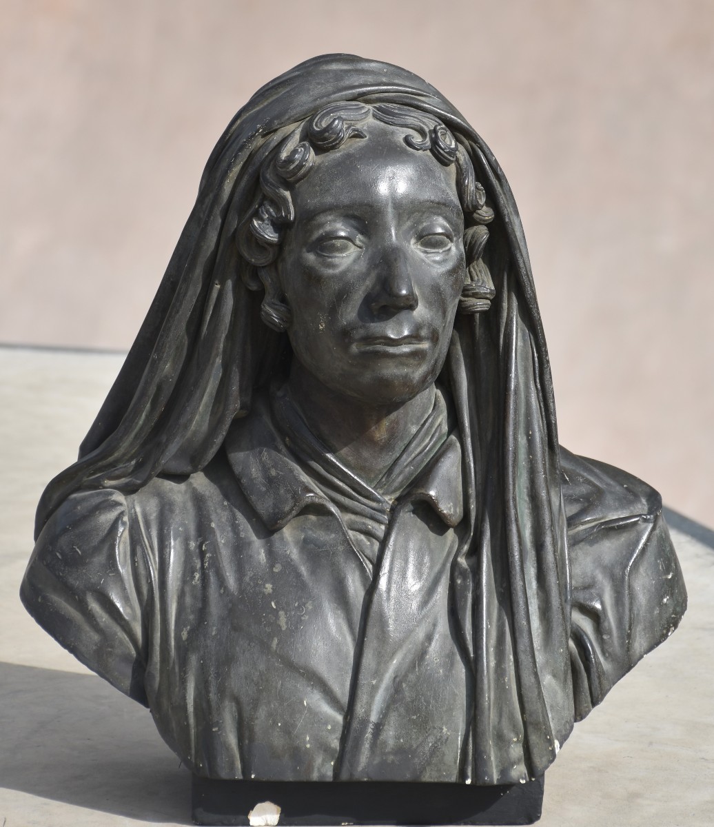 étienne-jules Ramey (paris, 1796 - 1852), Bust Of Veiled Figure (1822)