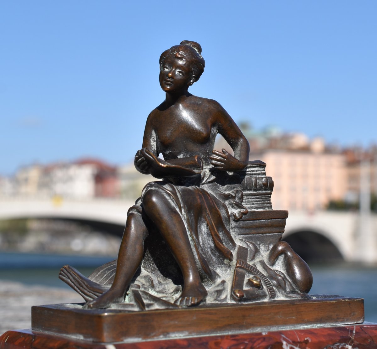 French School, Allegory Of Architecture (circa 1880)-photo-8