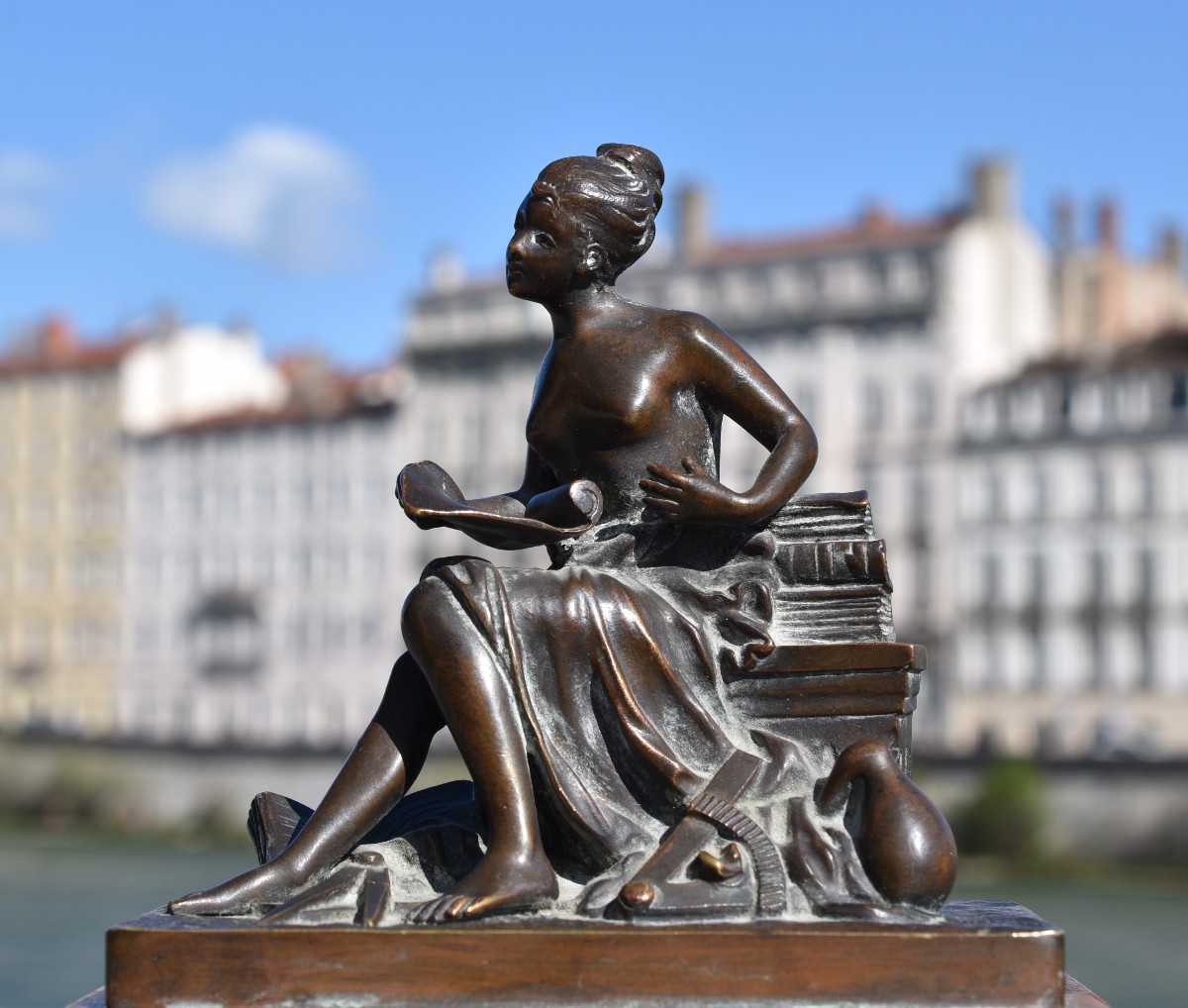French School, Allegory Of Architecture (circa 1880)