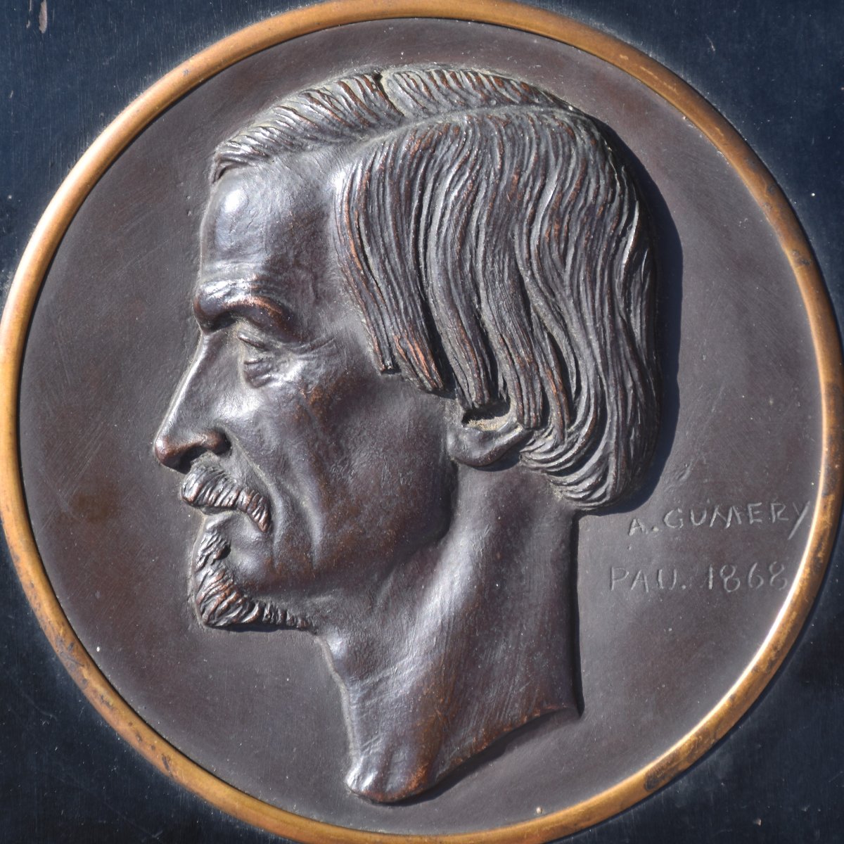 Charles GUMERY (Vaugirard 1827 - Paris 1871), Portrait de Charles Bourbaki (1868)-photo-3