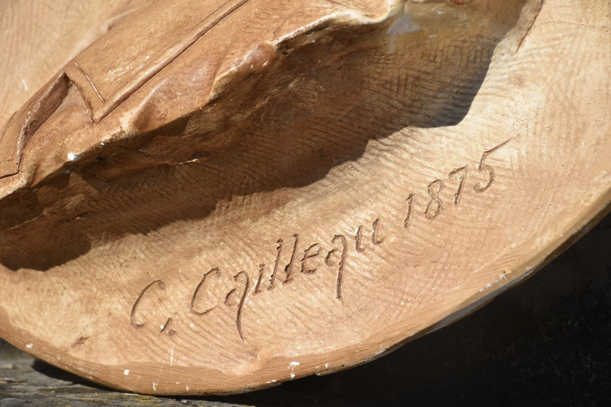 Clément CAILLEAU (né Nizy-le-Mons), Portrait d’homme (1875)-photo-2