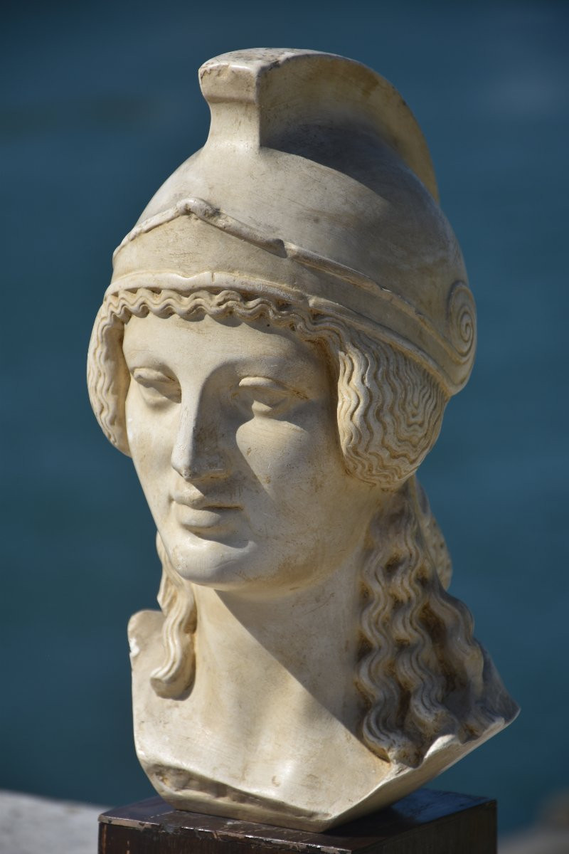 Head Of The Athéna De Poitiers (circa 1950)-photo-2