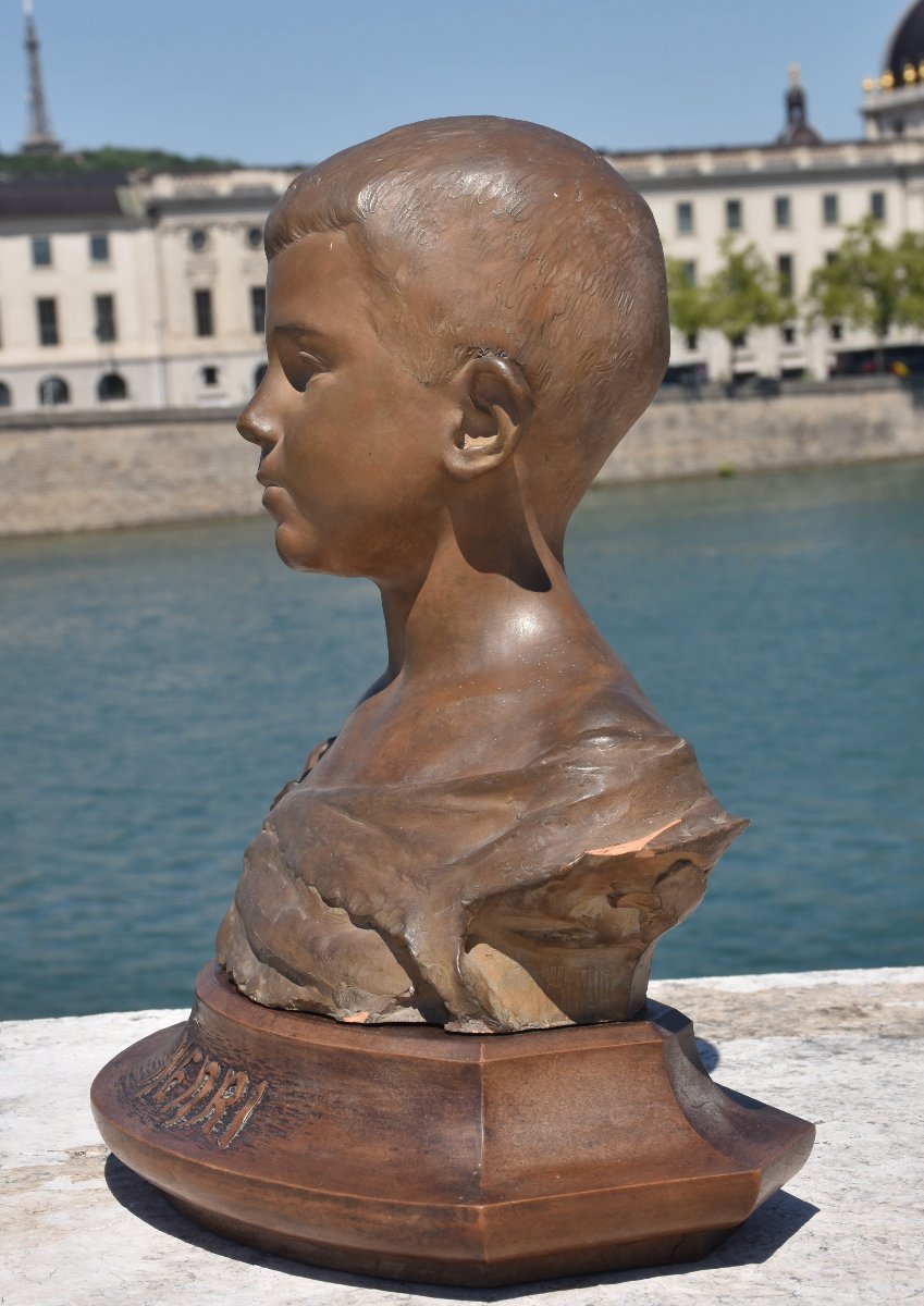 André Vermare (lyon 1869 – Bréhat 1949), Portrait Of Henri (1902)-photo-3