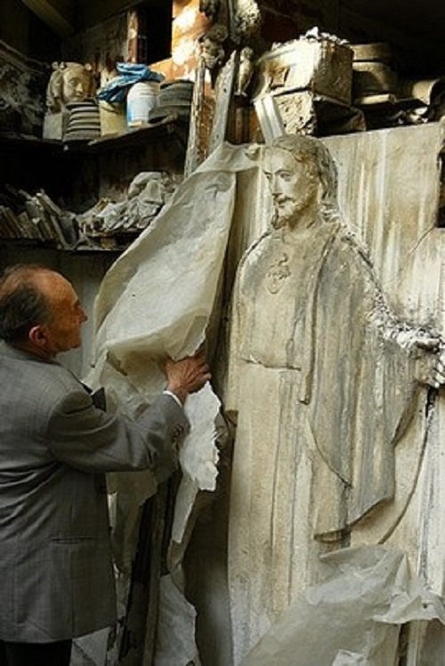 André Longeon (saint-étienne, 1923–2010), Sacred Heart Of Jesus (circa 1950)-photo-8