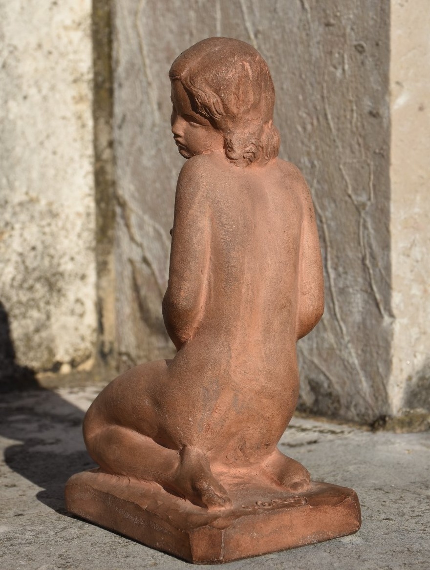 Ignacio GALLO (Valladolid 1887 - Paris 1956), Femme nue à genoux (vers 1925)-photo-4