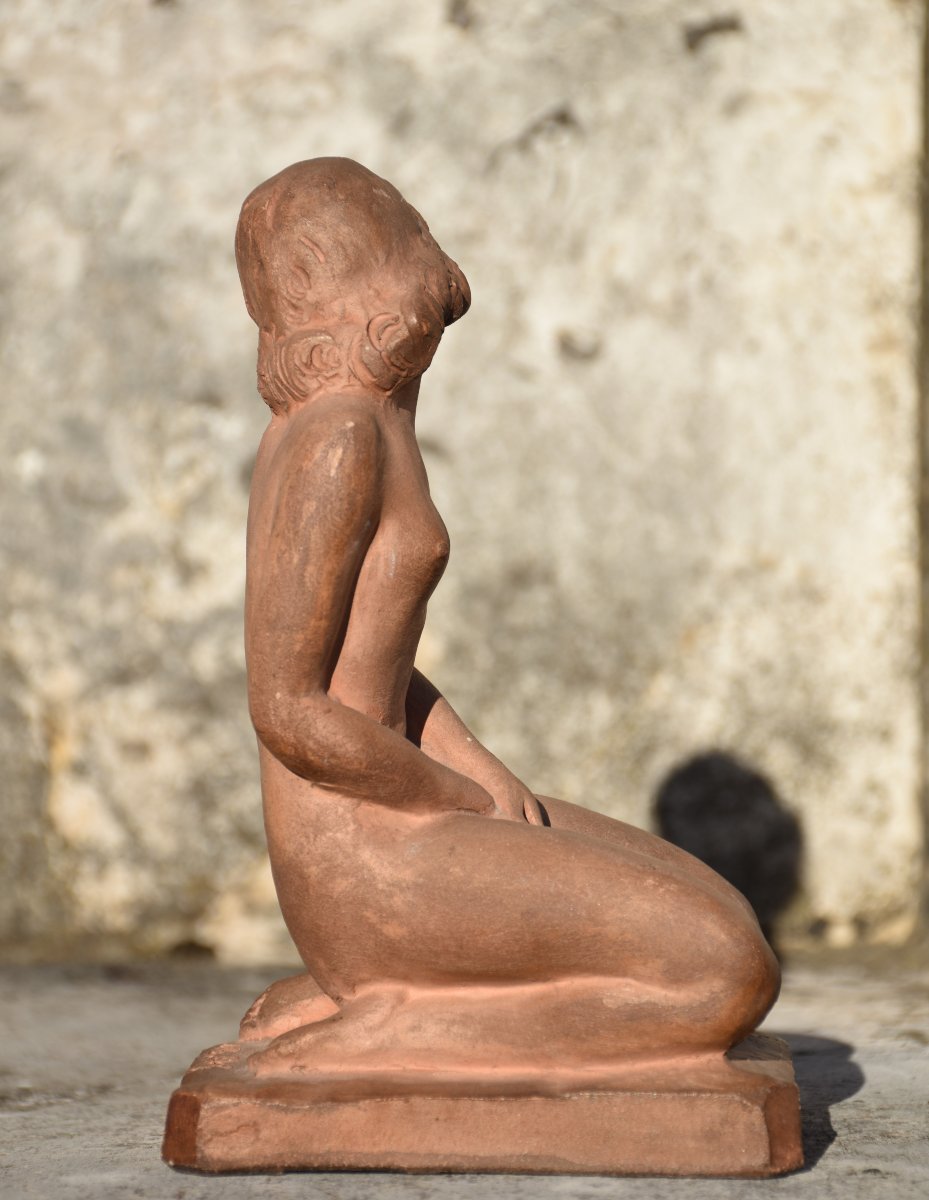 Ignacio GALLO (Valladolid 1887 - Paris 1956), Femme nue à genoux (vers 1925)-photo-4