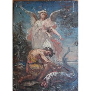 Jean-Baptiste Arnaud-Durbec, Tobie, l’ange, et le poisson (vers 1850)