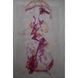 Cricor Garabéntian, Femme à l'ombrelle