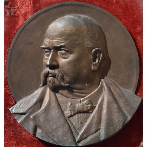 Paul-Émile MILLEFAUT (La Roche-de-Glun 1847 - Lyon 1907), Portrait d'homme (1905)