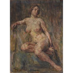 Joseph Brunetton, Femme nue (vers 1900)