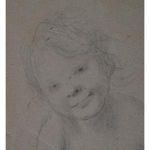 Georges Picard, Smiling Boy, Sketch (circa 1900)