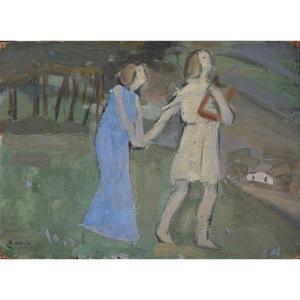 French School, Orpheus And Eurydice (1914)