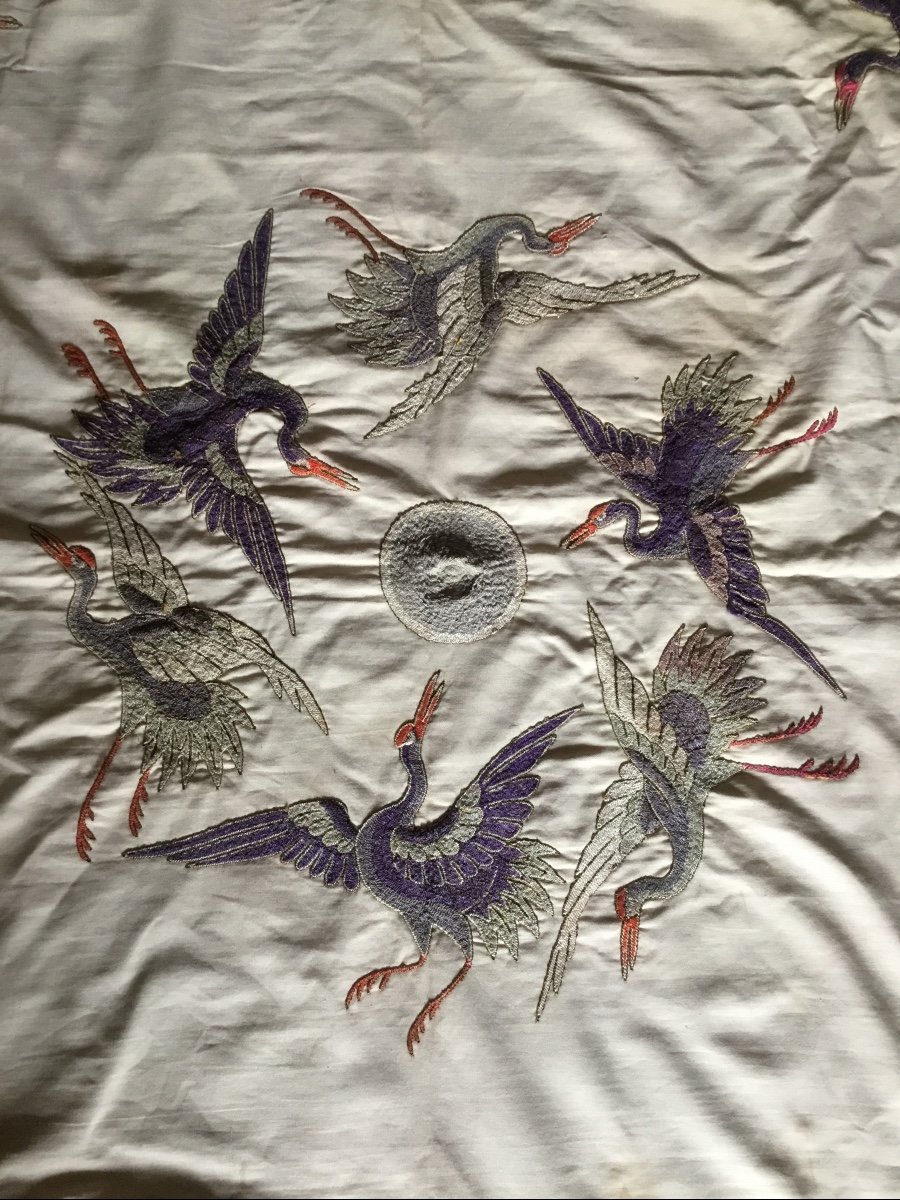 Japanese Motif Embroidery, 20th Century-photo-3