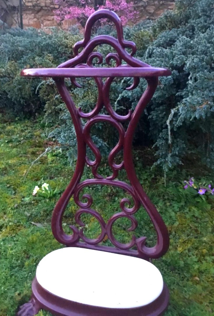 Cast Iron Umbrella Stand, Art Nouveau Period-photo-4