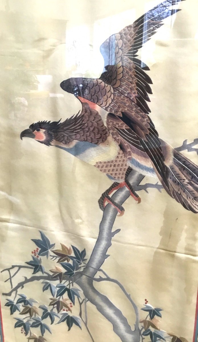 Broderie Chinoise Encadrée 