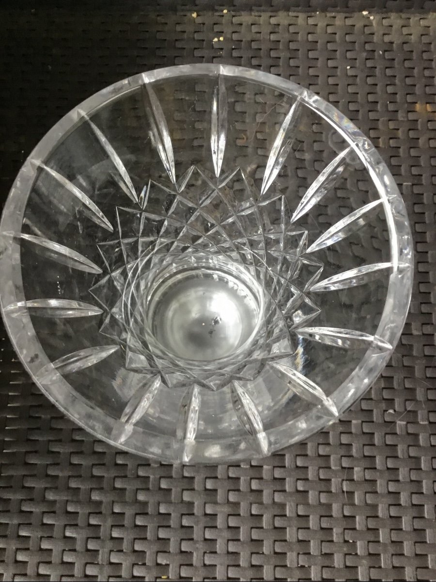 Baccarat Cut Crystal Vase-photo-3