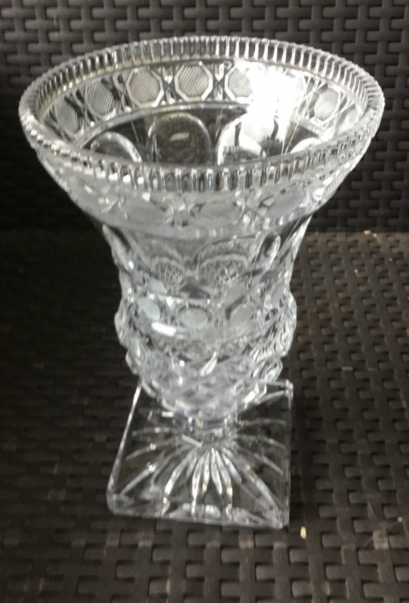 Vase Baccarat Cristal Taillé-photo-1