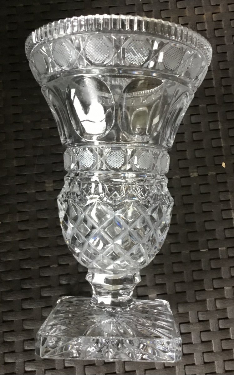 Vase Baccarat Cristal Taillé