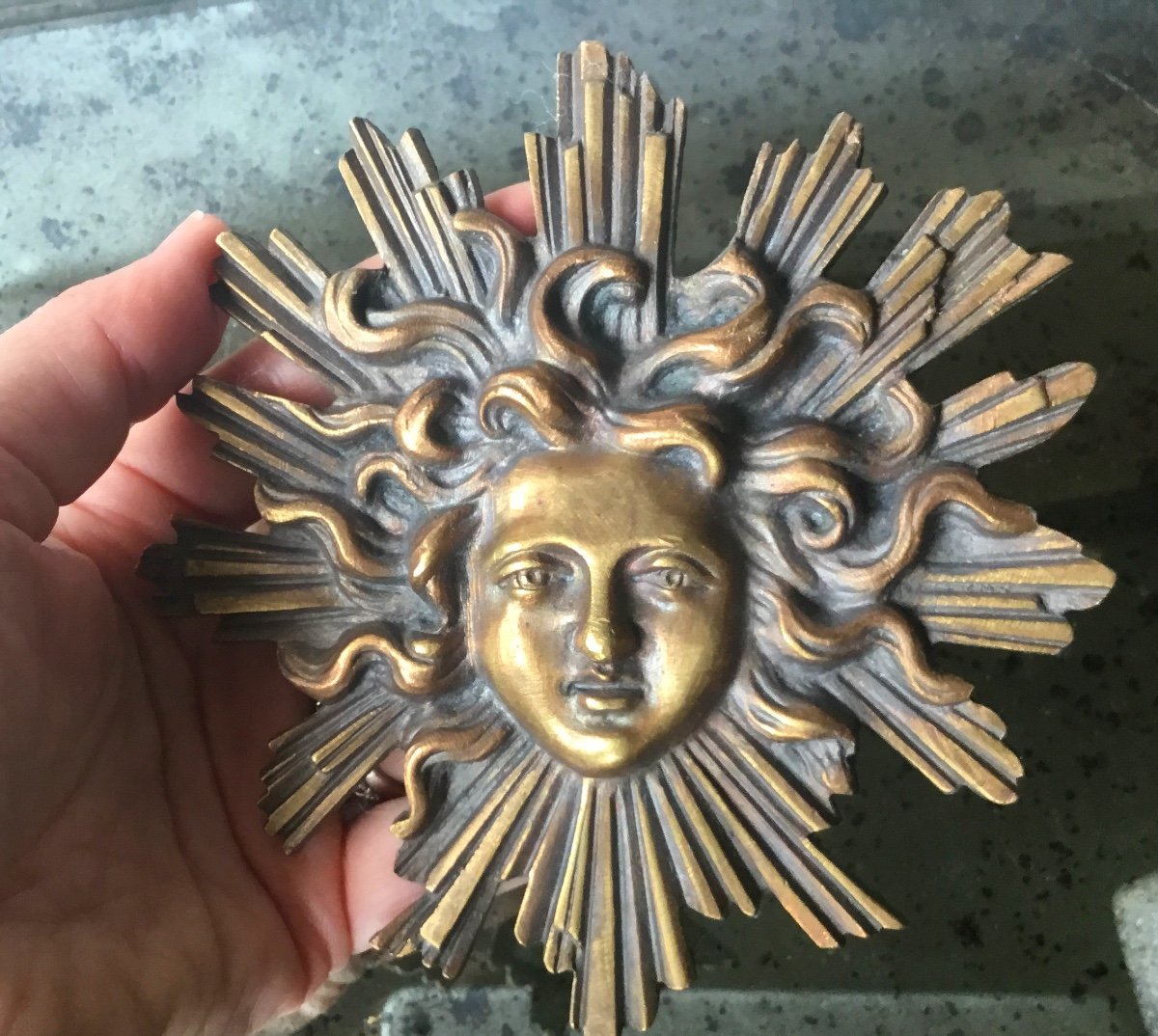 Bronze D’ameublement Le Roi Soleil 
