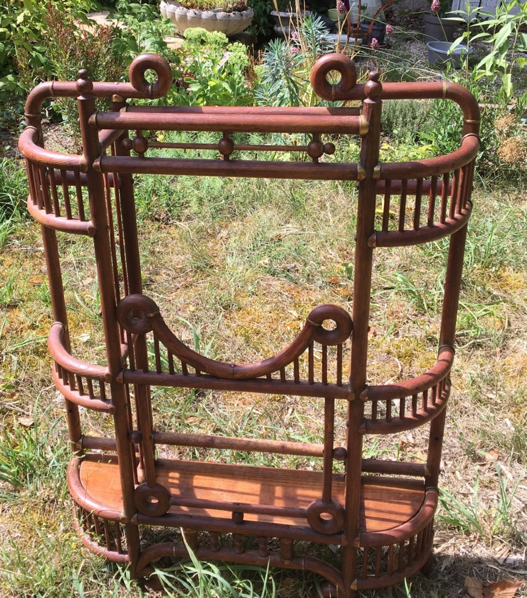 Large Umbrella Stand, Cannes Holder, Arts And Crafts, 1900-photo-6