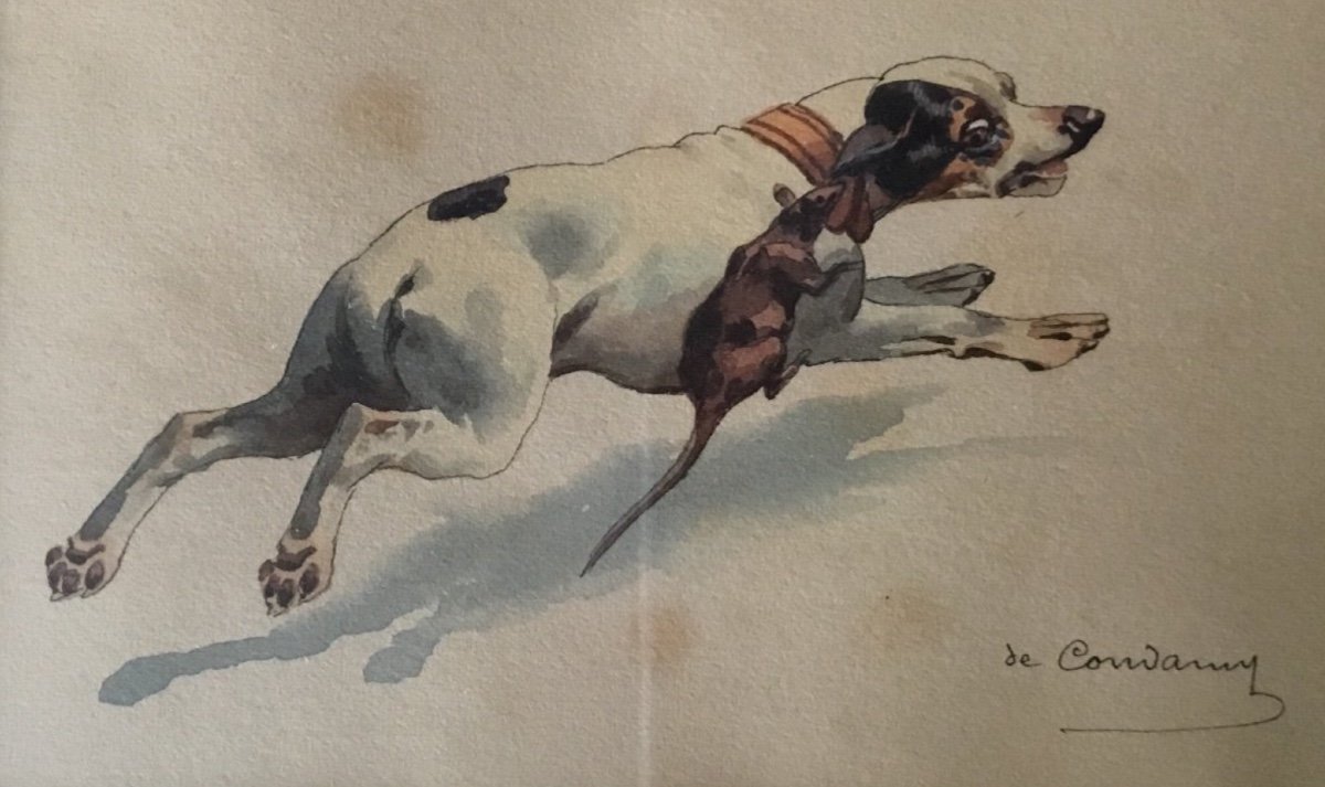 Charles De Condamy, Frightened Dog, Humorous Subject