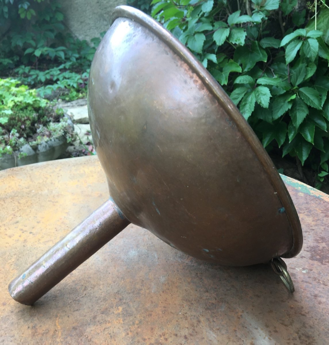 Folk Art, Large Copper Funnel-photo-4