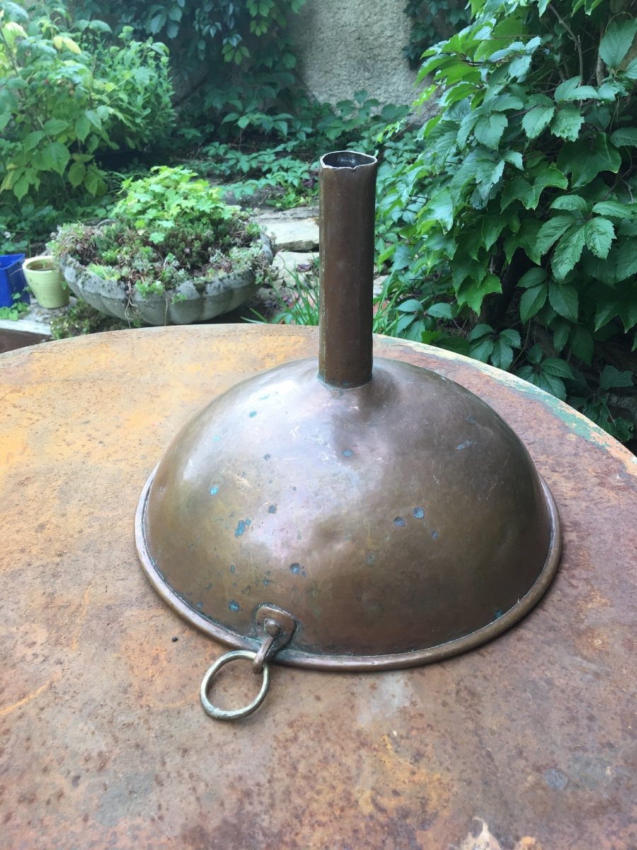 Folk Art, Large Copper Funnel-photo-2