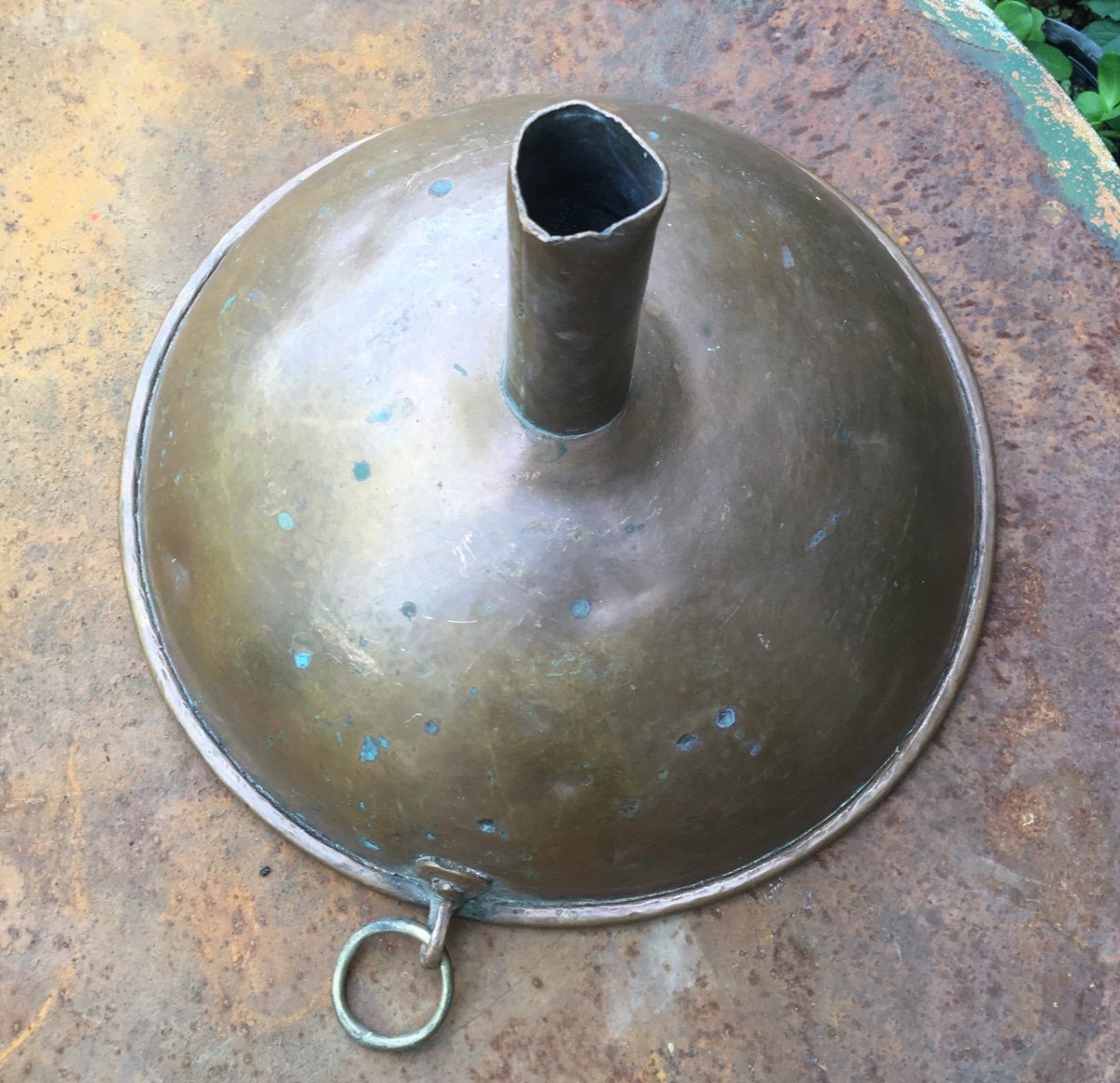 Folk Art, Large Copper Funnel-photo-3