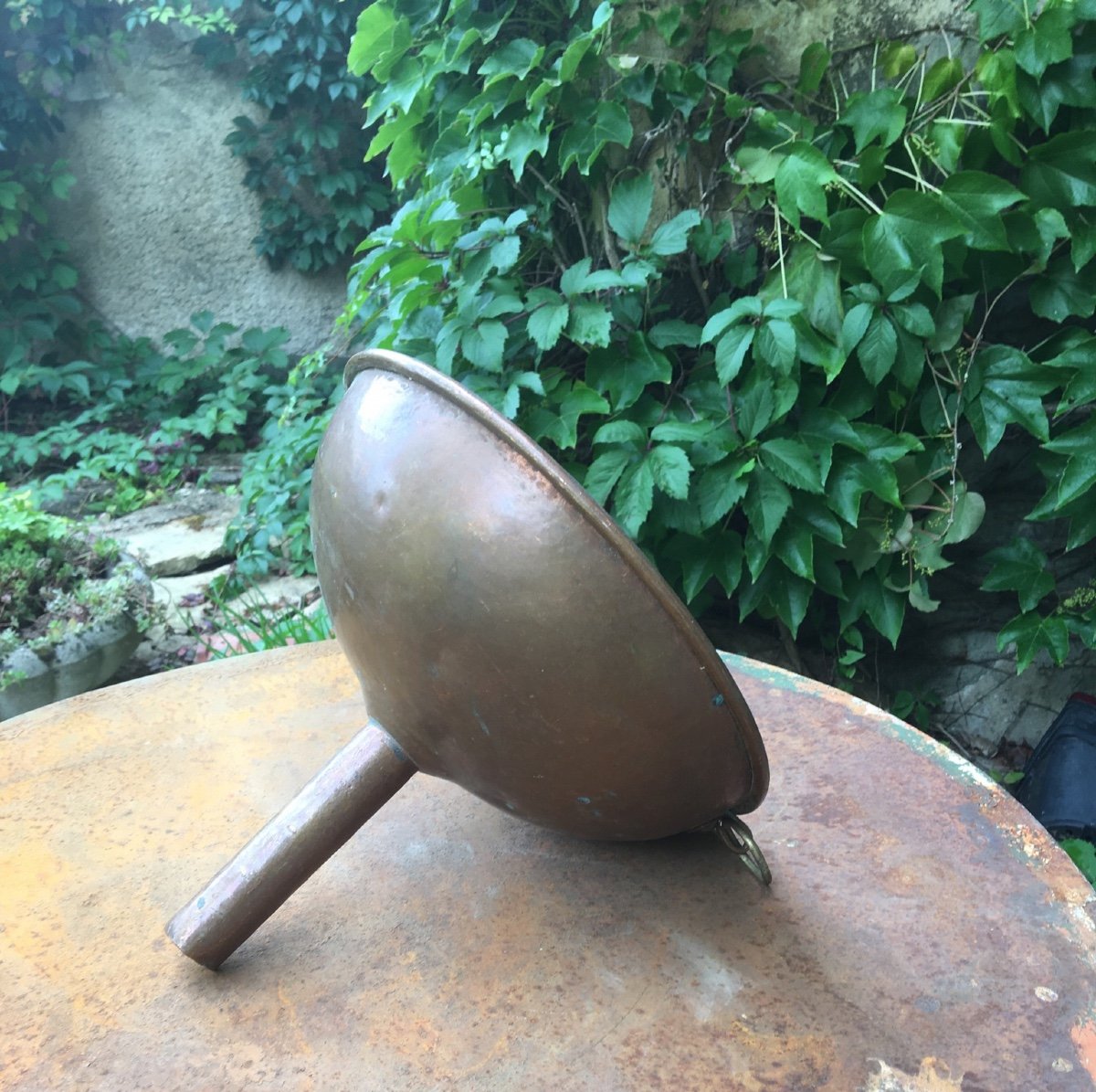 Folk Art, Large Copper Funnel-photo-7