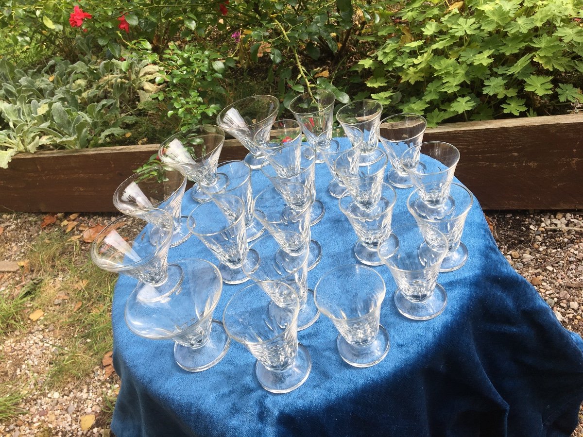 Les 17 Verres En Cristal Art Deco-photo-4