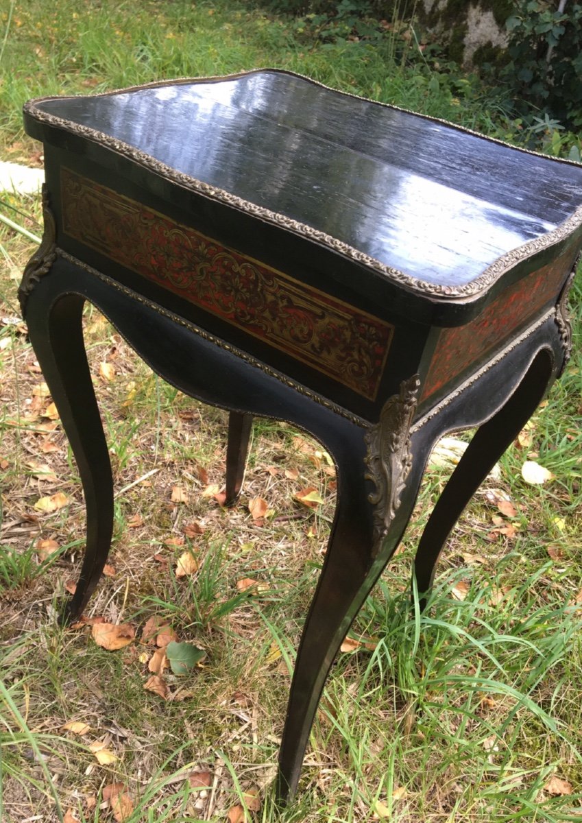 Napoleon III Worker In Boulle Marquetry-photo-5