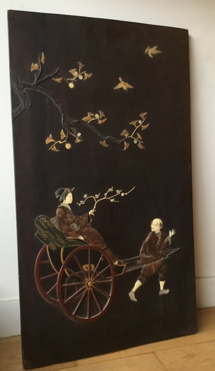 Japanese Panel, Woman Walking-photo-4