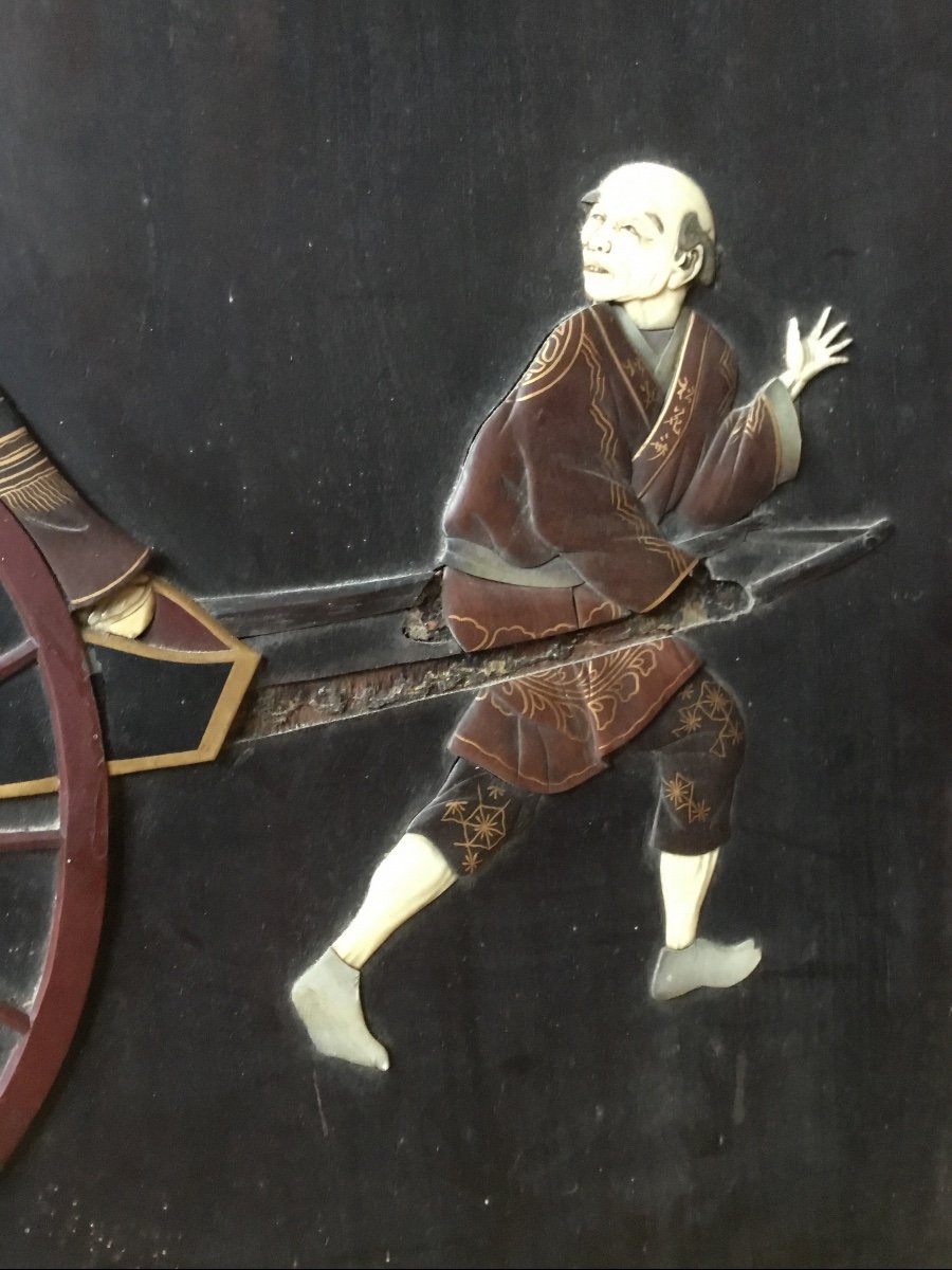 Japanese Panel, Woman Walking-photo-2