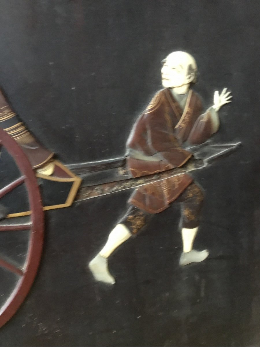 Japanese Panel, Woman Walking-photo-3