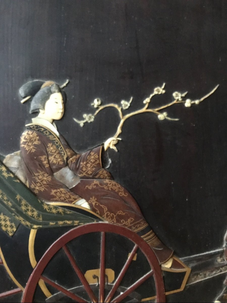 Japanese Panel, Woman Walking-photo-4