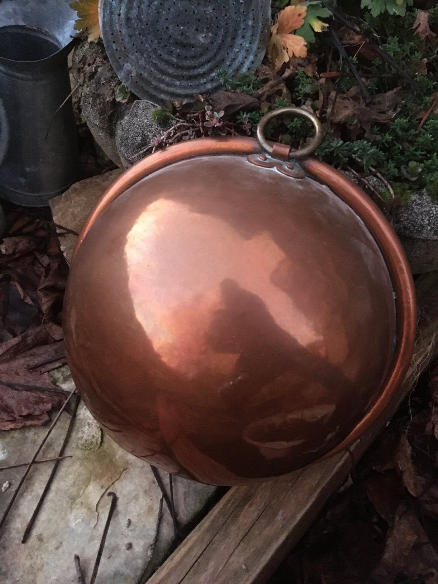 Polished Copper Hen's End, 19th-photo-2