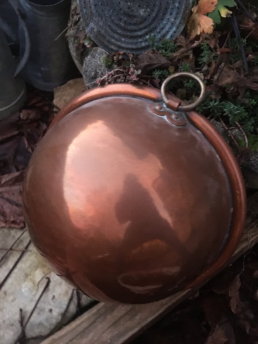 Polished Copper Hen's End, 19th-photo-4