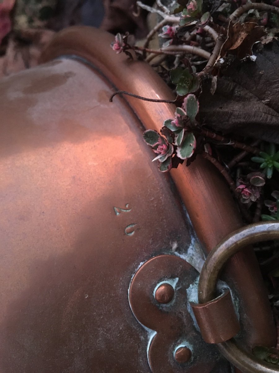 Polished Copper Hen's End, 19th-photo-1