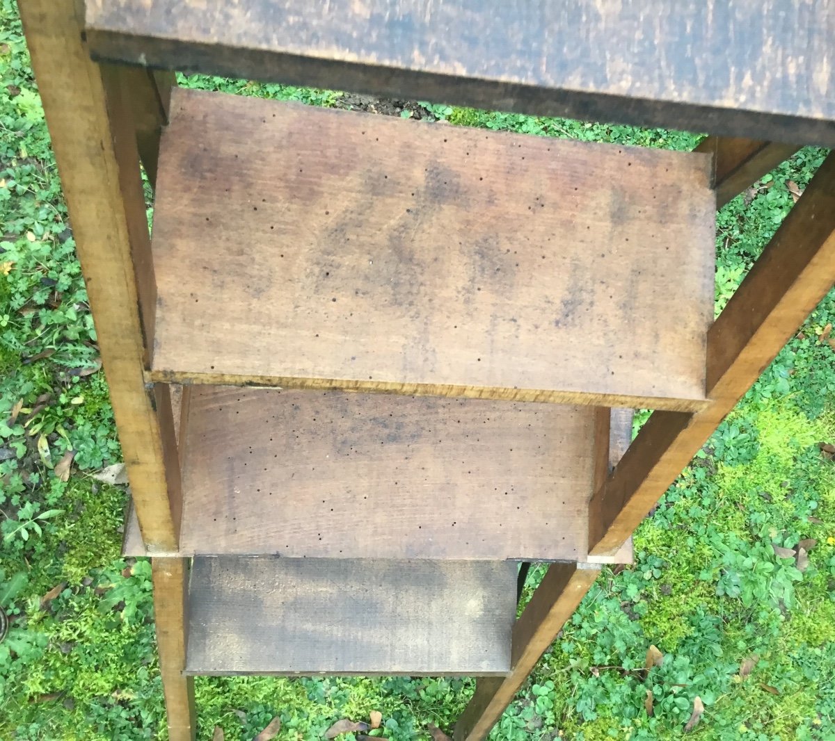 Stepladder Chair With 4 Steps, Circa 1900-photo-7