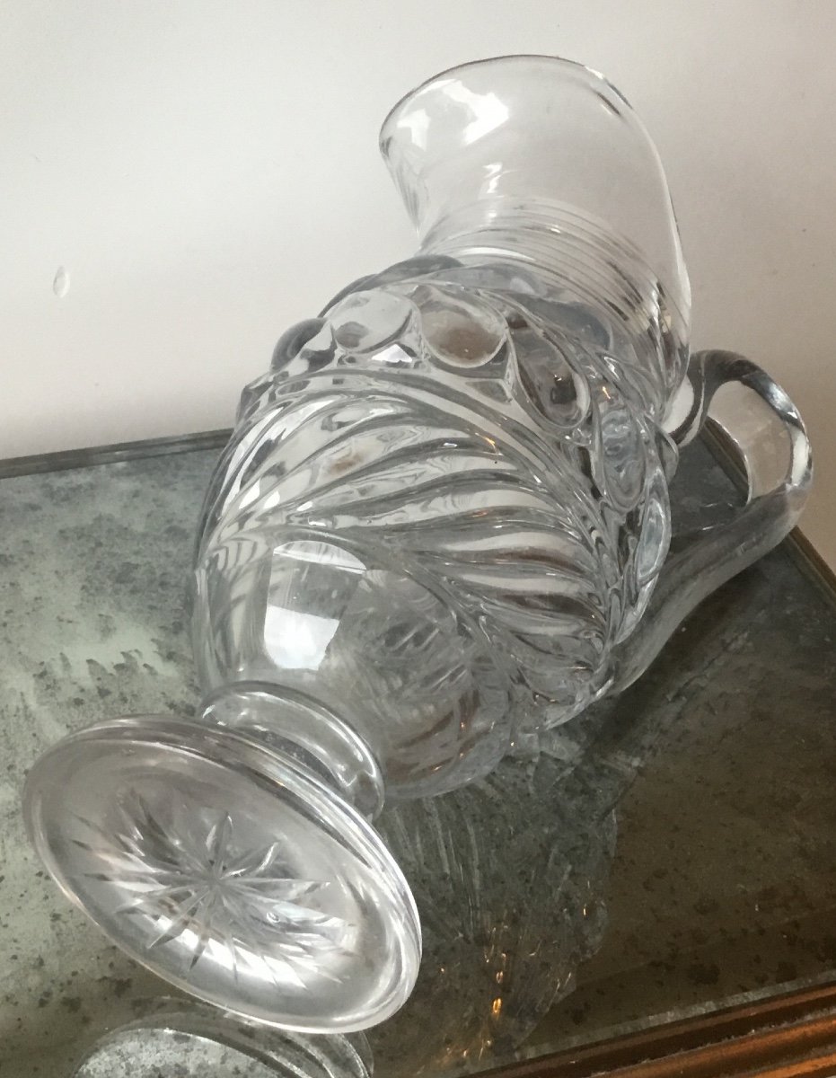 Baccarat Crystal Toilet Basin And Jug, Circa 1880-photo-8