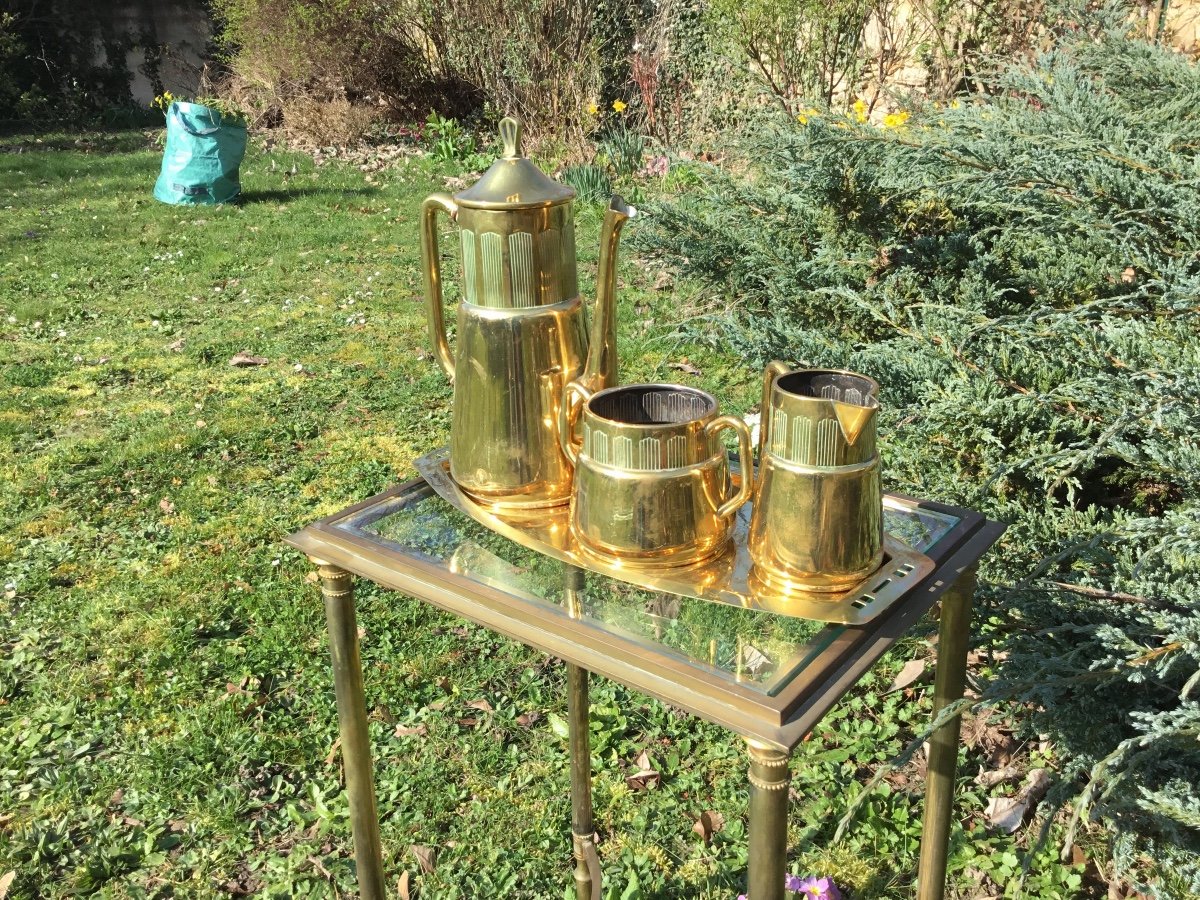 Arts And Crafts Coffee Service, Circa 1900-photo-7