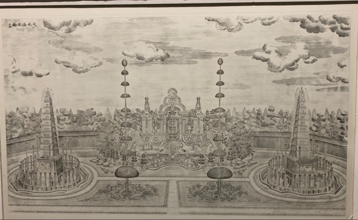The Summer Palace Gardens. According To Giuseppe Castiglione