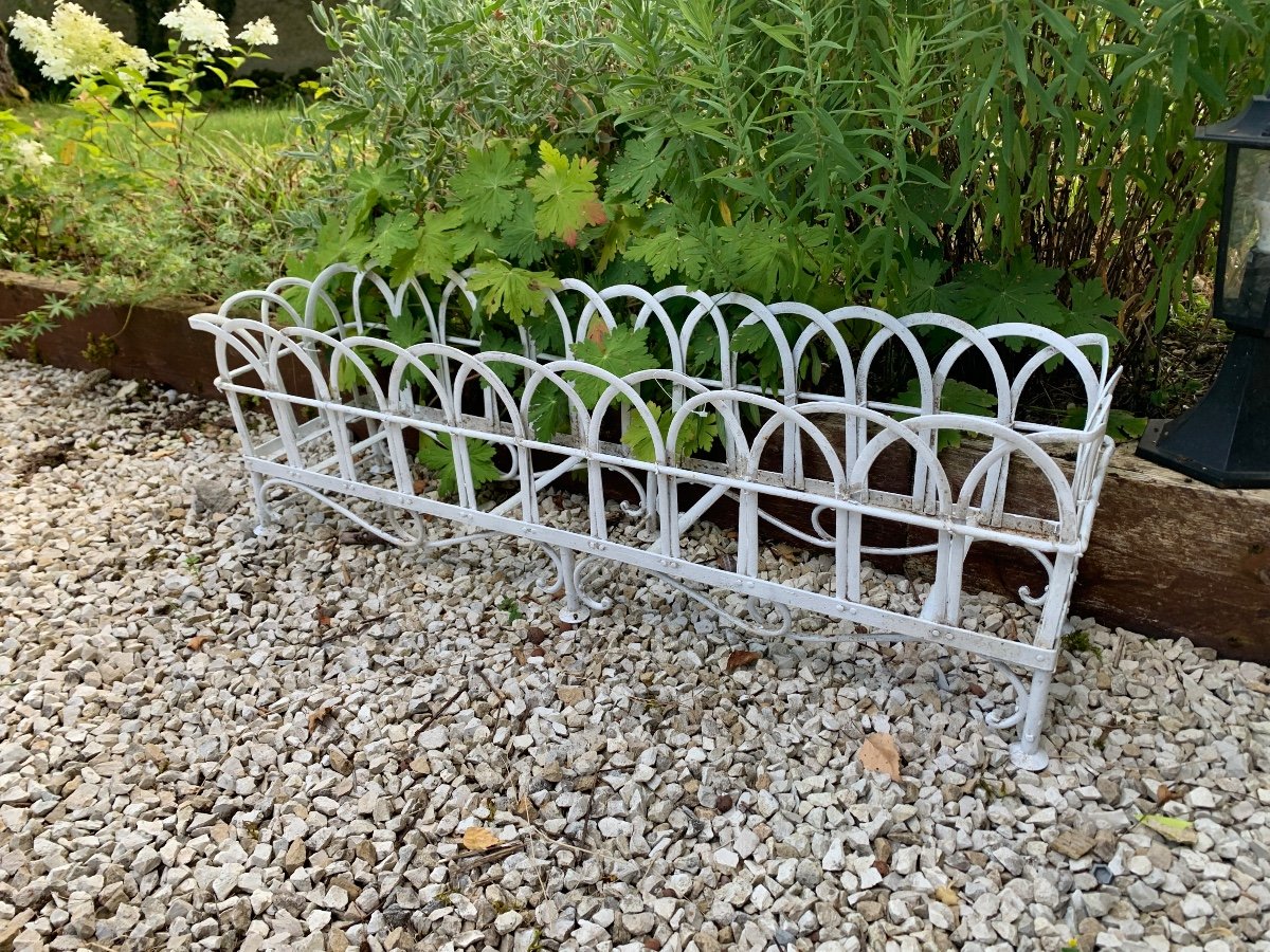 Long Lacquered Wrought Iron Planter -photo-4