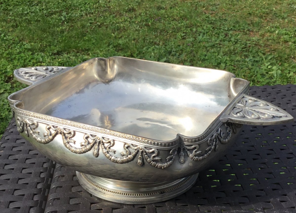 Polylobed Cup In Silver Metal -photo-3