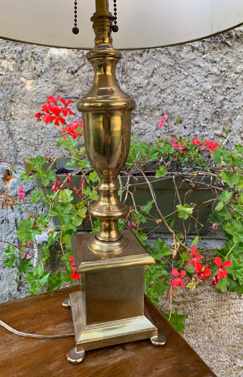 Lampe de Salon En Bronze Doré-photo-2