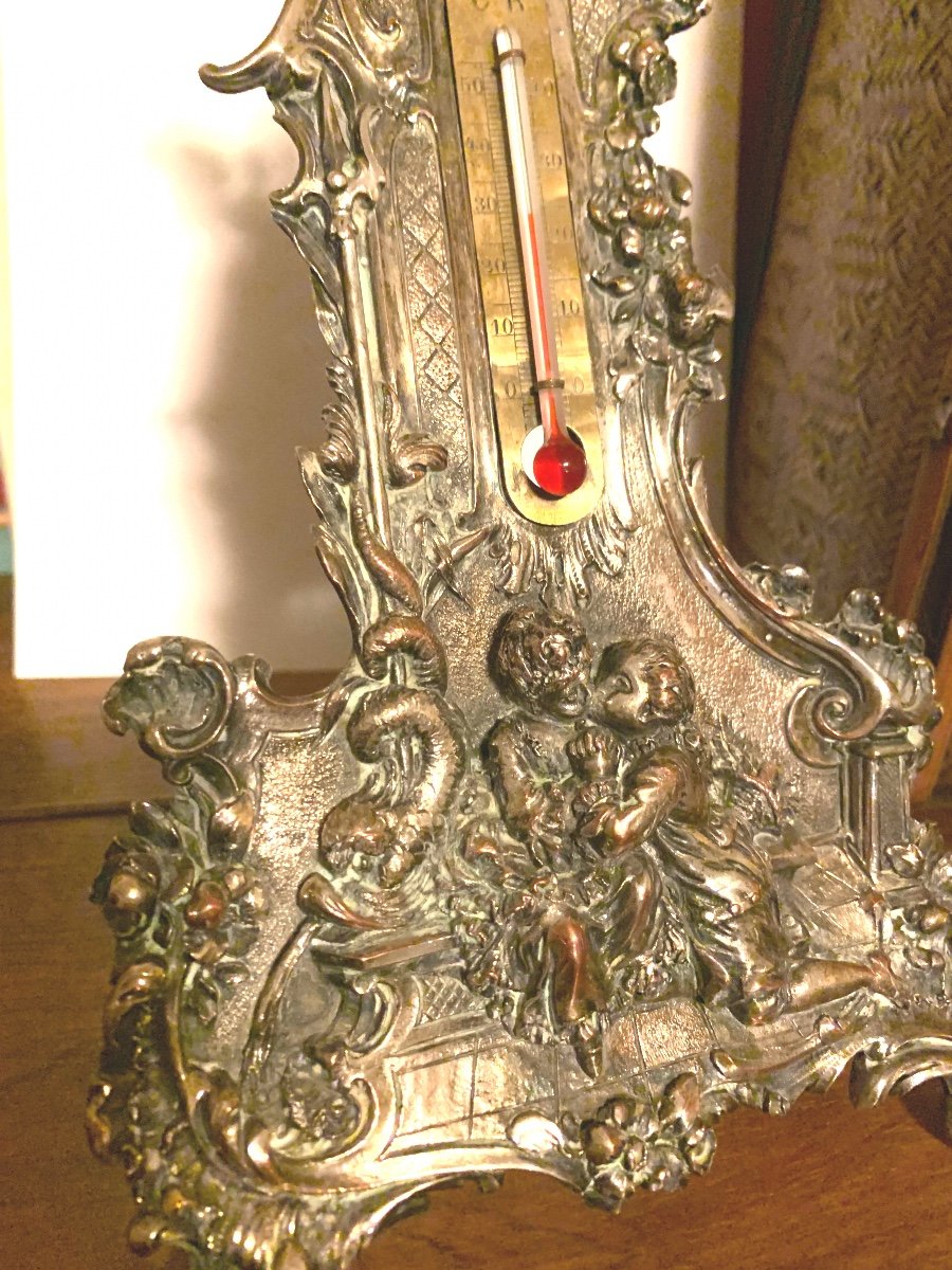 Silver Bronze Thermometer -photo-7