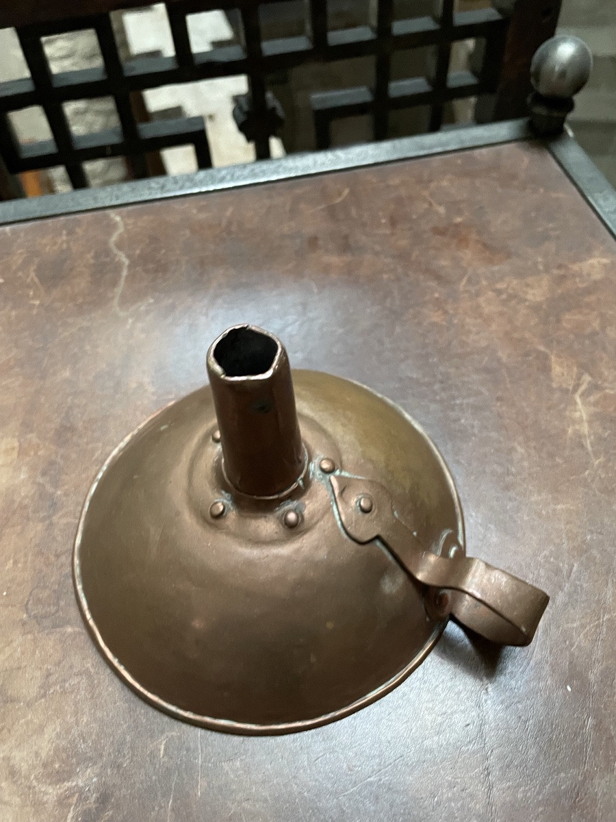 Folk Art, Small Copper Funnel -photo-1