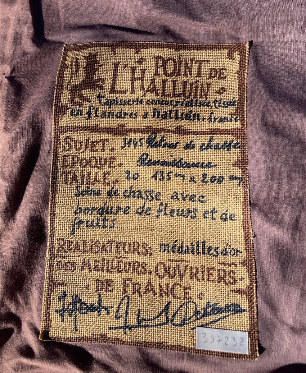 Tapisserie d'Halluin Retour De Chasse-photo-7