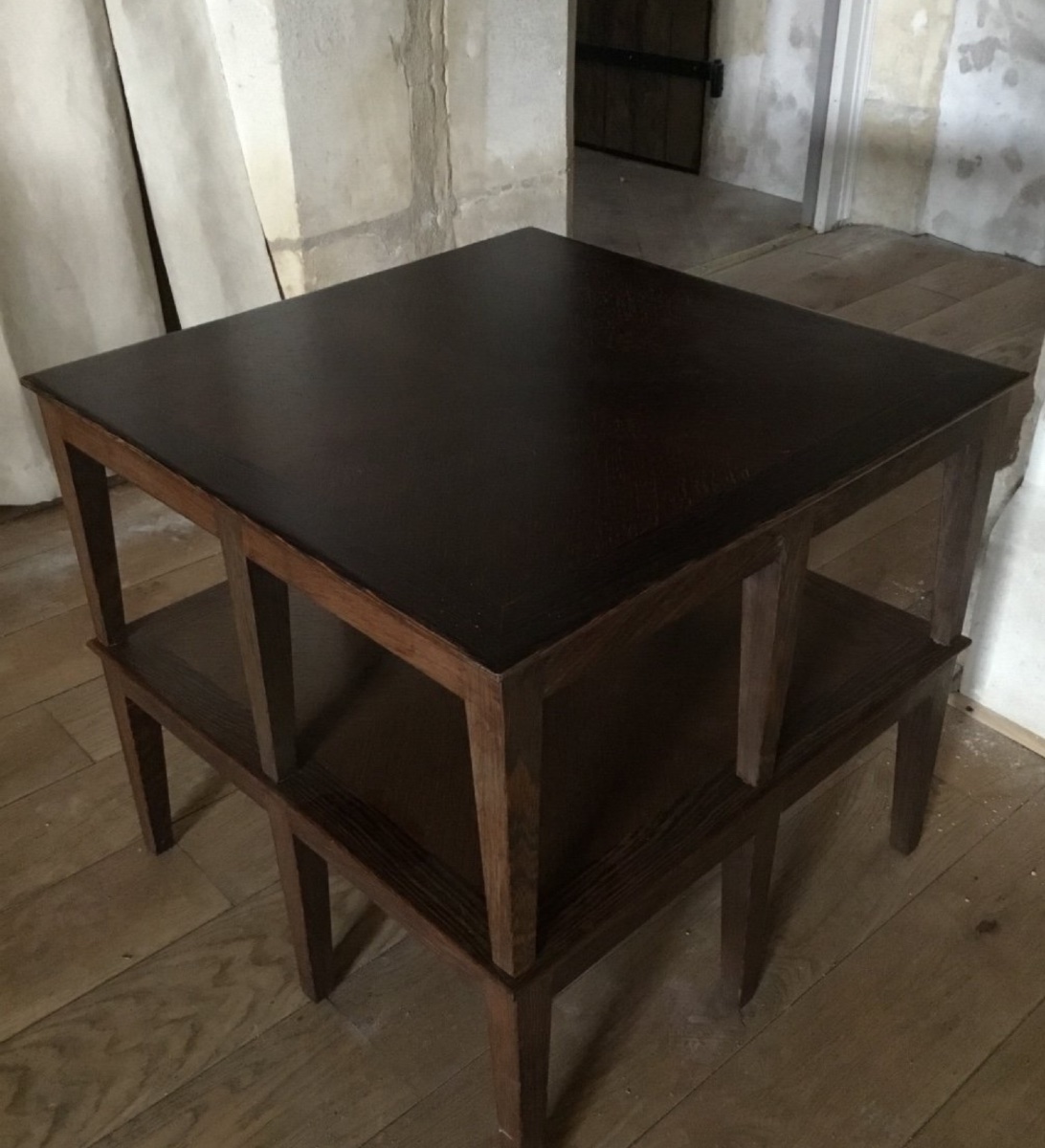 Bamboo Marquetry Coffee Table Dlg By Christian Liaigre-photo-4